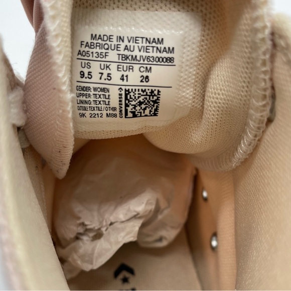 Converse Chuck Taylor All Star Lift Decade Pink High Top Platform Shoes 9.5 - Picture 6 of 7